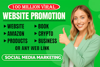 promote your website, amazon book, product etsy store promotion on usa audience