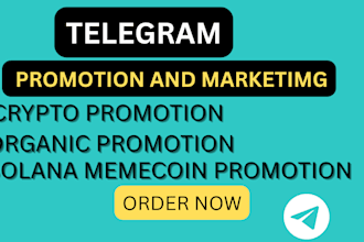 do crypto telegram promotion token marketing solana memecoin promotion
