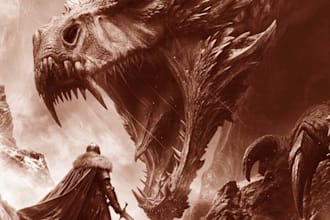 draw fantasy illustration or concept art