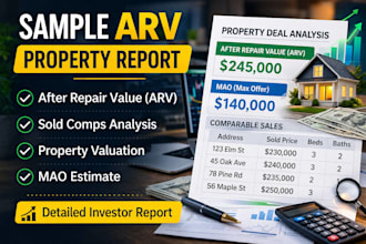 calculate accurate arv, mao and real estate comps for investors