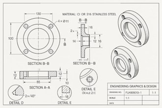 do 3d cad modeling, patent drawings, and technical drafting for manufacturing
