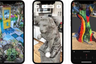 create augmented reality app for e commerce and  virtual try ons 3d scanning app