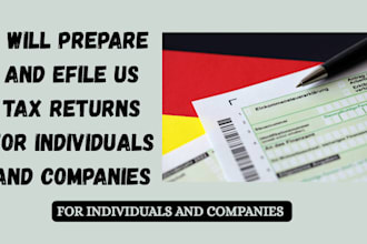 prepare and efile US tax returns for individuals and companies