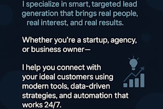 provide verified leads and email lists