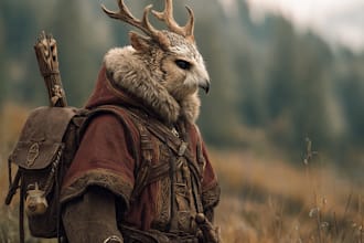 design an dnd game concept character art