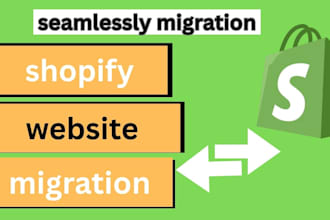 migrate your website to shopify from etsy, wix, or others