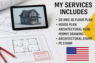 draw 2d floor plan, architectural house plan using autocad and chief architect