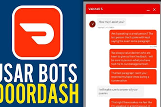 create doordash bot, instacart bot, uber bot, bot lyft, grabber bot, grubhub bot