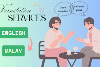 translate your ebook, english to malay, website, book, app