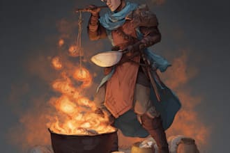 dnd character art and dnd character design