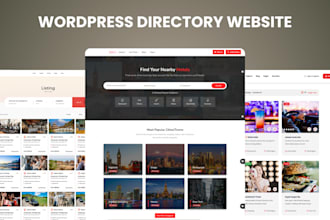 build wordpress directory website with geodirectory, listingpro, voxel