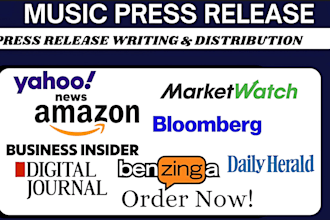 do music press release submit press release PR distribution music promotion