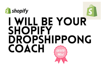 be your shopify dropshipping mentor