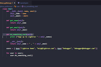 debug your python code