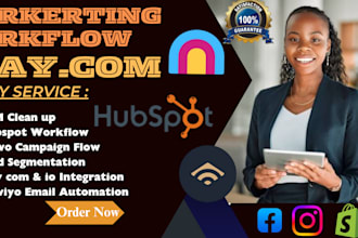 create effective workflow using clay com, hubspot klaviyo