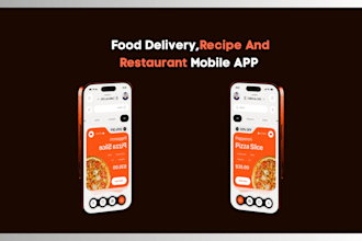 build a custom food delivery, recipe, or restaurant mobile app