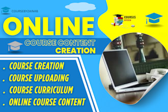 create online course content, course creation, course curriculum on thinkific