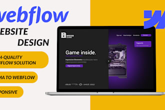 webflow website design, figma to webflow