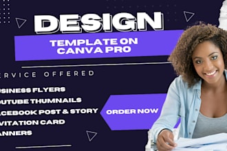 be canva pro expert, canva graphics designer for social media posts
