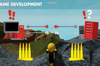 develop your roblox game with scripting, game design, and full map creation