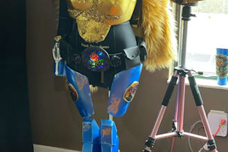 model 3d articulated figure model custom action figure 3d cosplay for 3d printin