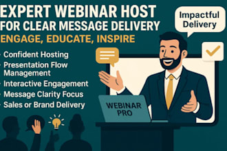 be your brand webinar host to rely message with impart and clarity