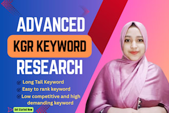 do advanced kgr keyword research that will top rank