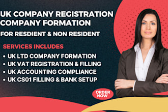 do UK vat registration and UK company formation for residents and non residents