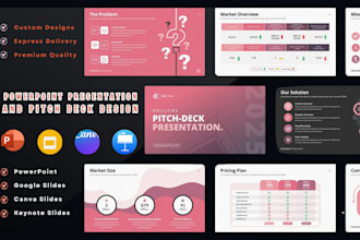 do investor pitch deck, google slides, modern powerpoint presentation design