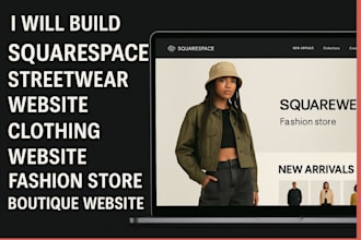 do squarespace streetwear website clothing website fashion website boutique site