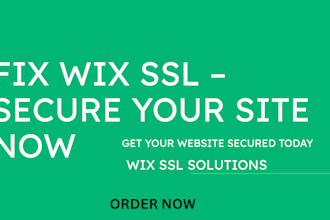 fix wix SSL issues and secure your website with https, wix bugs fixing