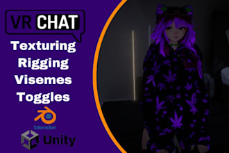 do vrchat avatar commission custom 3d model vr character furry christmas avatar