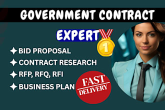 find rfp, response to rfp bid proposal government contract research