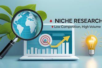 do niche research in any category