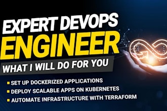 be your devops docker kubernetes and terraform expert