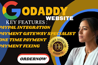 integrate paypal payment gateway into your godaddy website