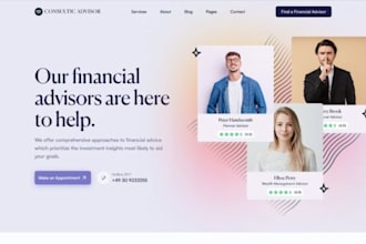 design financial advisor website tax advisor website financial website