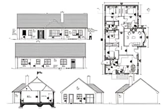 draw and stamp architectural, mep, hvac,site plans and blueprint for city permit