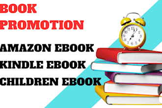 do viral ebook promotion, children book promotion, tiktok booktok amazon KDP ads