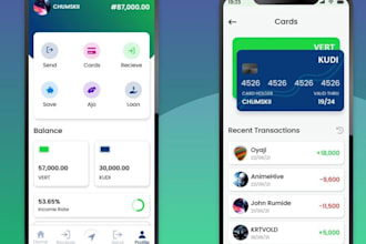 develop fintech app, crypto wallets, trading apps, bank app