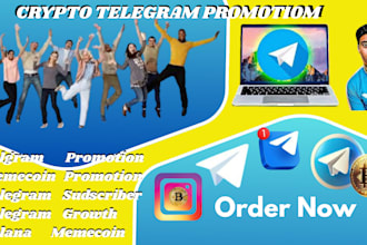 grow your telegram promotion, telegram marketing, telegram subscriber, pump fun