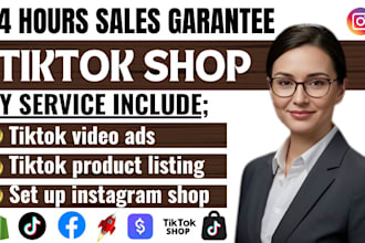 set up tiktok shop, manage, upload product for dropshipping tiktok manager