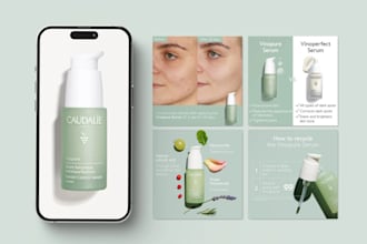 design high converting marketing materials for your  beauty and lifestyle brands