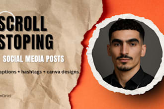 create eye catching social media posts with engaging captions for any platform