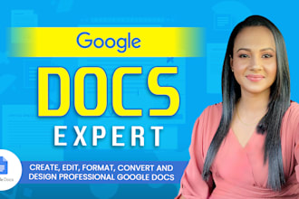 create, edit, format, and design professional google docs documents