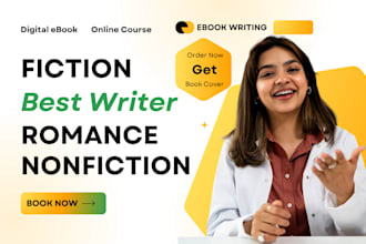 be fiction book writer, ebook ghostwriter, romance book and ebook ghostwriting