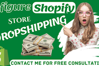 build a passive income shoplifty drop shipping store or shopify website