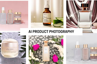 create ai product photography, product photo with realistic model for your brand