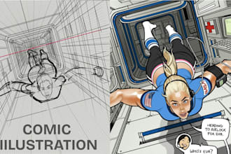make comic book graphic novel comic page nsfw storyboard comic book artist