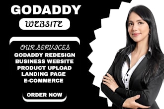 design godaddy website and redesign your godaddy website